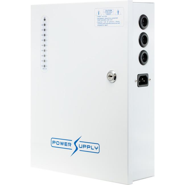 DOSS PWU0912W10 9 Way 13.8VDC 10A Power Supply with Battery Space