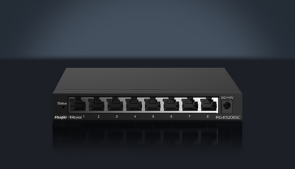 Ruijie RG-ES208GC 8-Port Gigabit Cloud Managed Switch