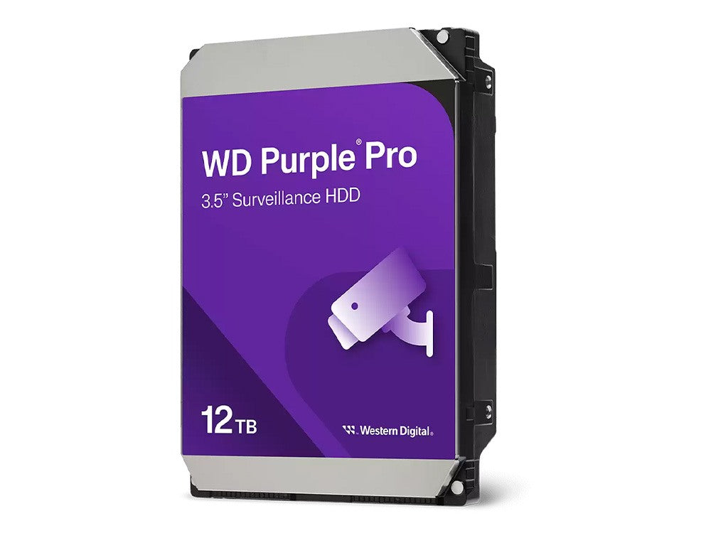 Western Digital WD122PURP 12TB Surveillance Purple Pro Hard Drive HDD