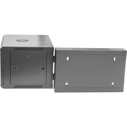 Pro.2 6RU 550mm Deep x 600mm Width Hinged Wall Mount Data Cabinet Rack - Glass Door # WMC6U55H