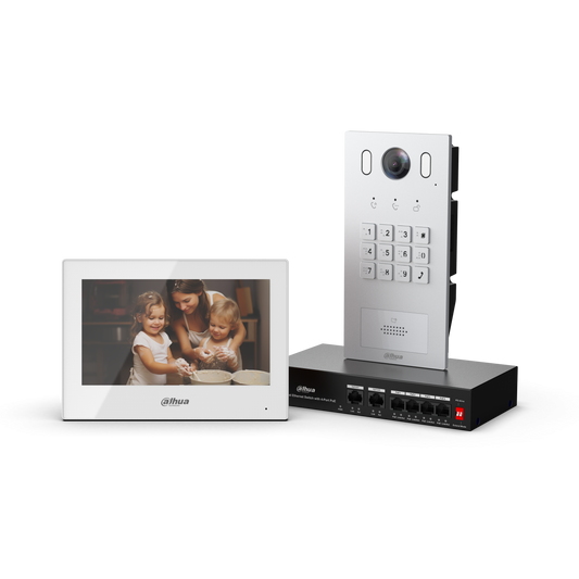 Dahua DHI-KTP05(S) IP Villa Outdoor Station & Indoor Monitor Surface Mount Kit