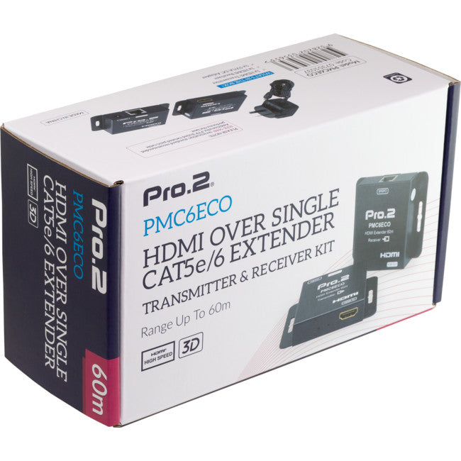PRO.2 PMC6ECO HDMI Over Single CAT6 Extender