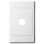 1 Gang Switch Wall Plate - Single AS201