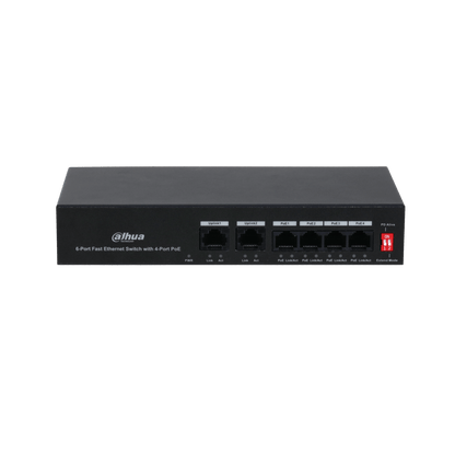 Dahua DH-PFS3006-4ET-36 Fast 6-Port Ethernet Switch with 4-Port PoE