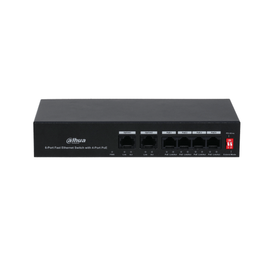 Dahua DH-PFS3006-4ET-36 Fast 6-Port Ethernet Switch with 4-Port PoE