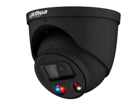Dahua DH-IPC-HDW3649H-AS-PV-ANZ-S2-BLK 6MP TiOC Smart Dual Illumination Active Deterrence Fixed-focal Eyeball WizSense Network Camera - BLACK