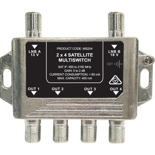 Jonsa MS2X4 Multiswitch 2 Wire 4 Out - Foxtel Approved F30931