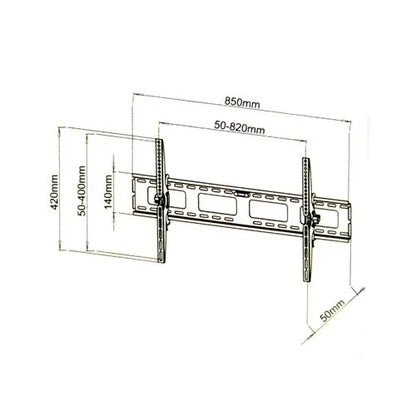 DMP PLB131XL Tilting Wall Mount With Self-balanced Angle Adjustment System for 42" - 70"