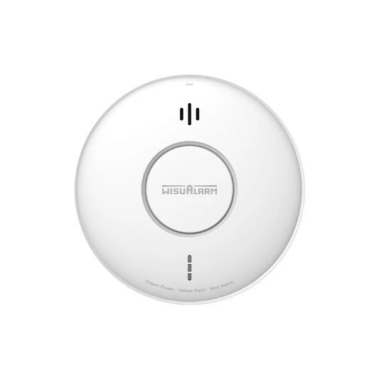 WisuAlarm DHI-HY-SA5MA 240 Volt Smoke Alarm with Long Life Lithium Battery