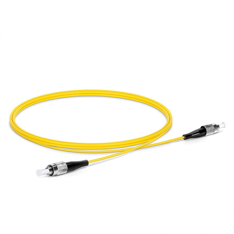 FC 74351 UPC to FC UPC Simplex OS2 Single Mode PVC (OFNR) 3.0mm Fiber Optic Patch Cable