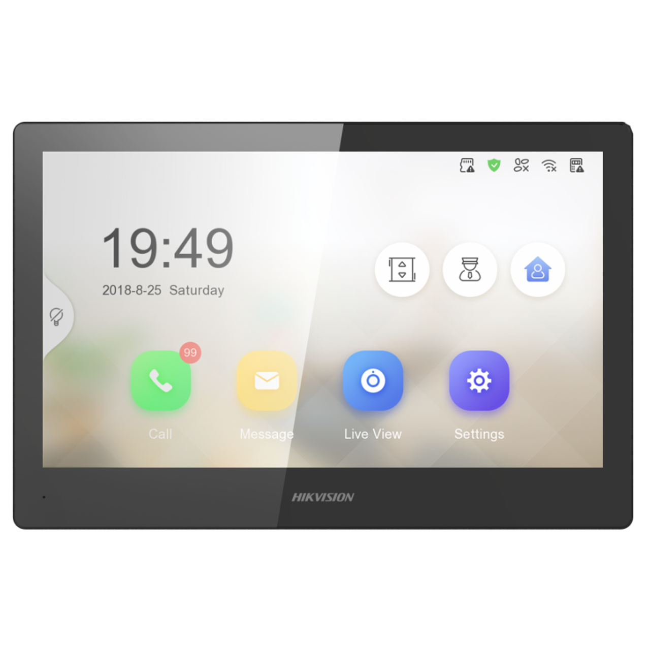 Hikvision DS-KH8520-WTE1 Video Intercom Indoor Station with 10-Inch Touch Screen