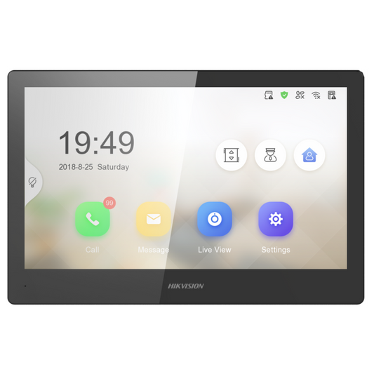 Hikvision DS-KH8520-WTE1 Video Intercom Indoor Station with 10-Inch Touch Screen