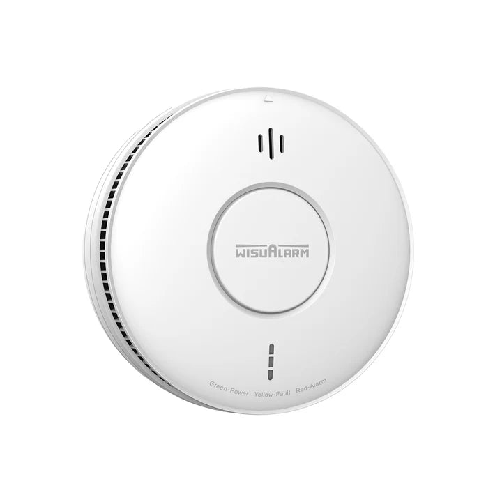 WisuAlarm DHI-HY-SA5MA 240 Volt Smoke Alarm with Long Life Lithium Battery