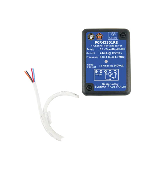 Elsema PCR43301RE 1 Ch Penta Receiver with 8 Amps Relay Output