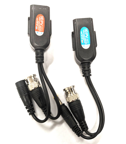 Single VIDEO-BALUN Channel Video and Power Balun 5MP PV/PVD/PVA/PVDA