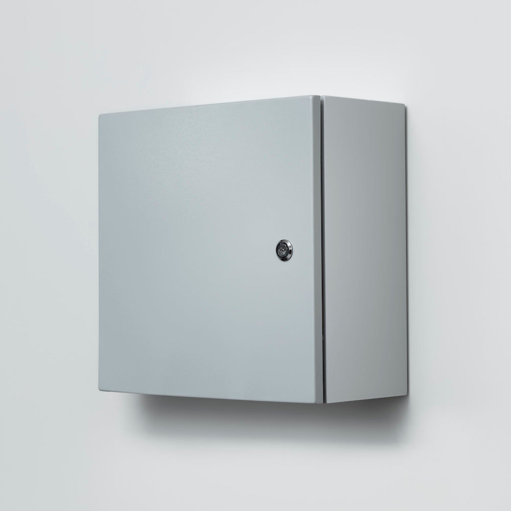 Built Boards BBE404030ST IP66 Enclosure 400H x 400W x 300D Galvanised Grey Steel