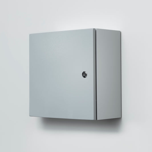 Built Boards BBE404030ST IP66 Enclosure 400H x 400W x 300D Galvanised Grey Steel