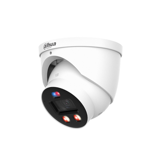 Dahua DH-IPC-HDW3649H-AS-PV-PRO-ANZ PRO TiOC 6MP Smart Dual Light Active Deterrence Fixed-focal Eyeball WizColor Network Camera - WHITE