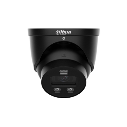 Dahua DH-IPC-HDW3649H-AS-PV-PROB PRO TiOC 6MP Smart Dual Light Active Deterrence Fixed-focal Eyeball WizSense Network Camera - BLACK