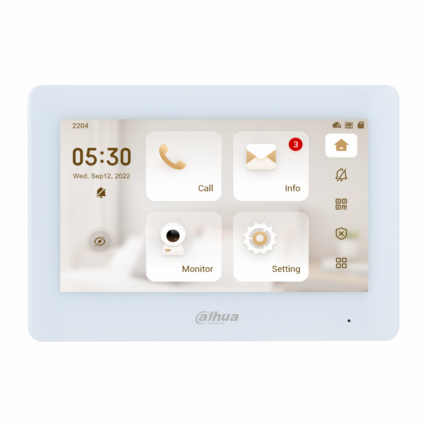 Dahua DHI-VTH5422HW-W 2-wire IP & Wi-Fi Indoor 7" Monitor