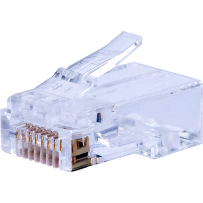 T3 T3SPC6-50 RJ45 Cat6 Solid Thru Snap Plug - Pack of 50