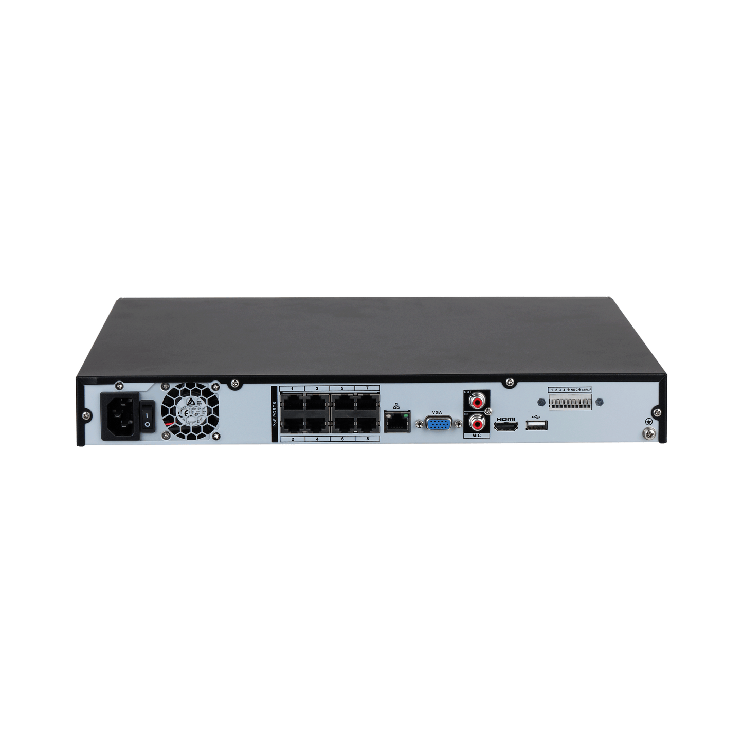 Dahua DHI-NVR4208-8P-AI/ANZ 8 Channels 1U 8PoE 2HDDs WizSense Network Video Recorder