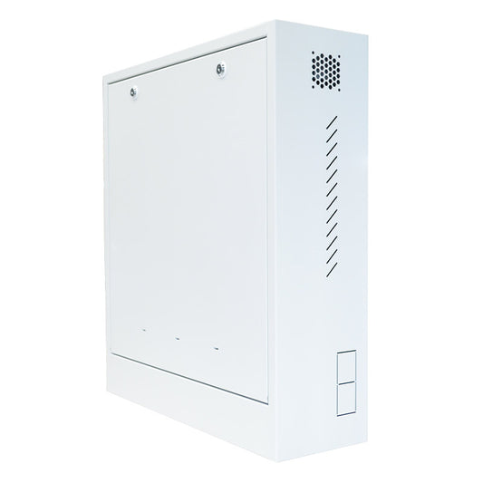 CCTV RK003 Security Slimline Vertical Wall Mount Cabinet for NVRs and Monitors