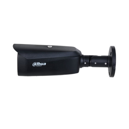 Dahua DH-IPC-HFW3849T1-AS-PV-ANZ-BLK 8MP TioC Smart Dual Illumination Active Deterrence Fixed-focal Bullet WizSense Network Camera 2.8mm Lens - BLACK