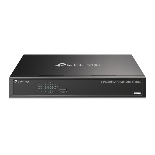 TP-Link VIGINVR1008H-8MP 8 Channel PoE Network Video Recorder