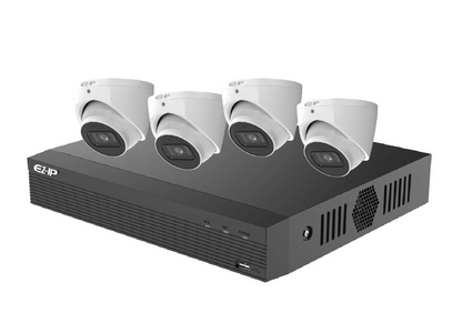 EZIP 4 Channel PRO Network Video Recorder + 4 x 6MP SMD Camera + 2TB HDD Kit # EZKIT/N44PRO-2T/IPC-T1B63-SMD