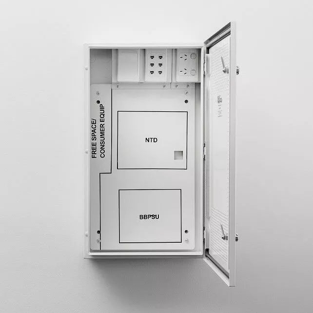 Built Boards BBNBNV1 NBN Compliant Enclosure with Vents 70x40x15