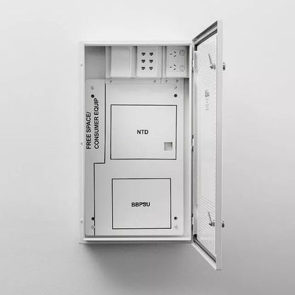 Built Boards BBNBNV1 NBN Compliant Enclosure with Vents 70x40x15