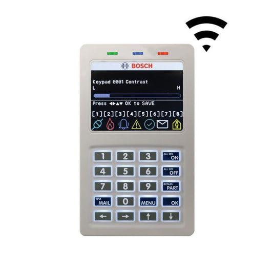 Bosch CP737B Solution 6000 White 3.5" Colour LCD Keypad + with Smart Prox & Wifi